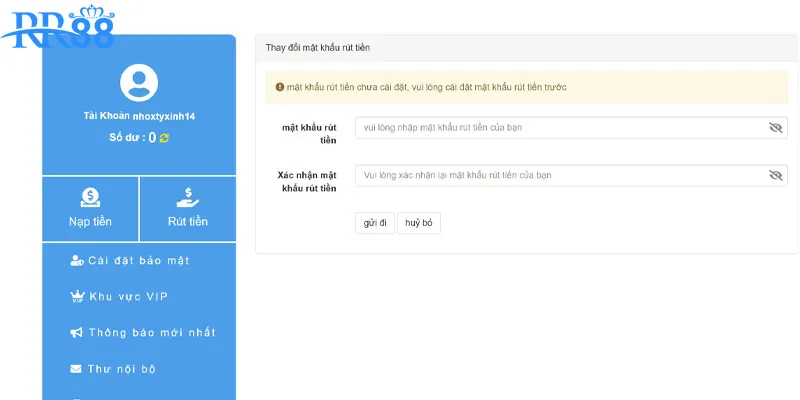 Chi tiết các bước hướng dẫn thực hiện rút tiền